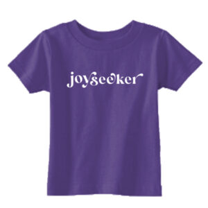 joyseeker purple shirt in toddler size